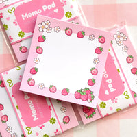 Strawberries Memo Pad