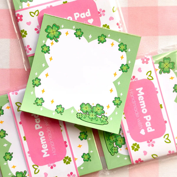 Clovers Memo Pad