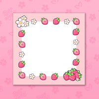 Strawberries Memo Pad