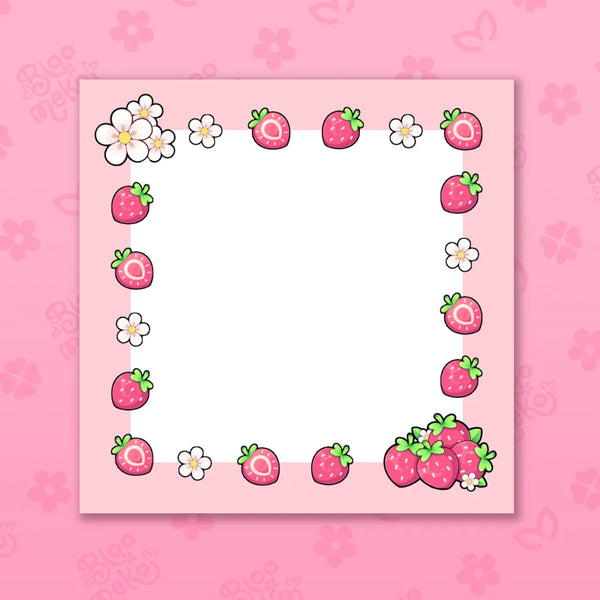 Strawberries Memo Pad
