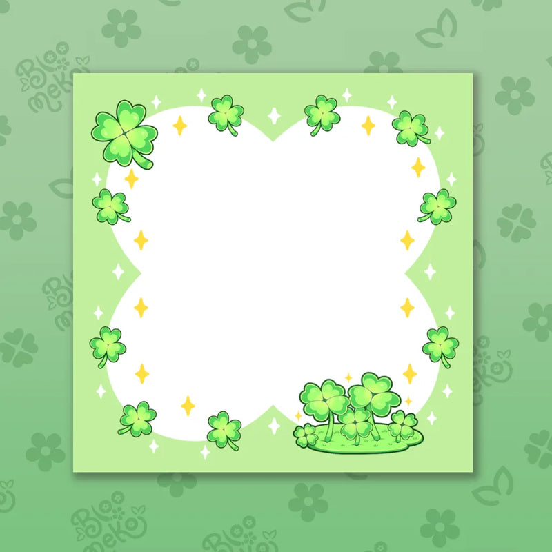 Clovers Memo Pad