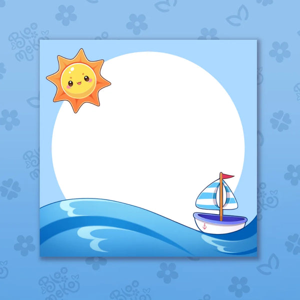 Summer Memo Pad