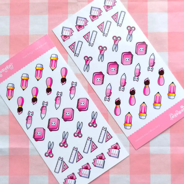 Cute Things 2: Pink Stationery