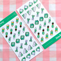 Cute Things 4: Green Stationery