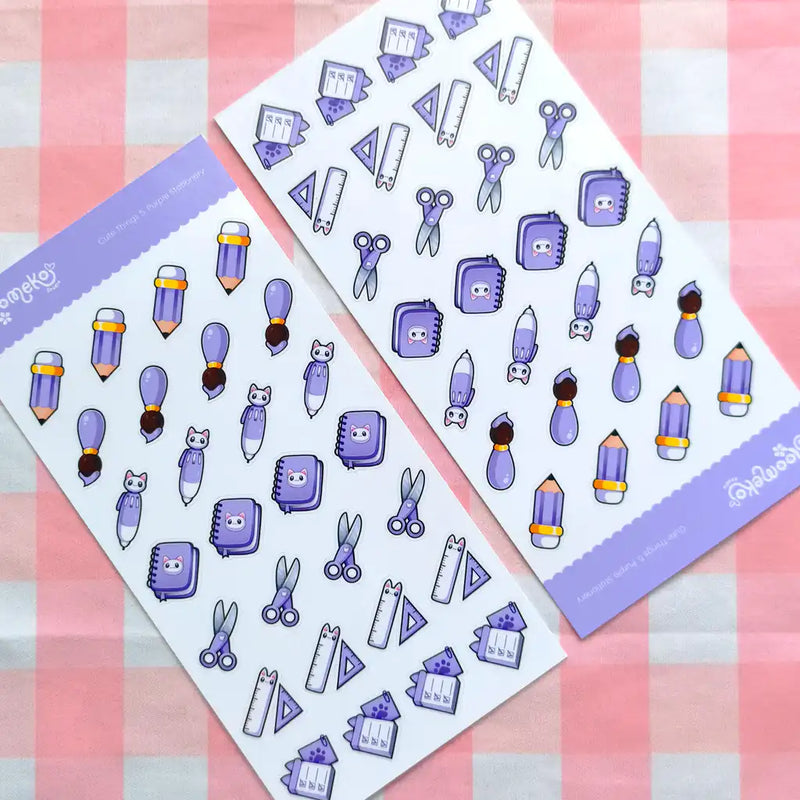 Cute Things 5: Purple Stationery