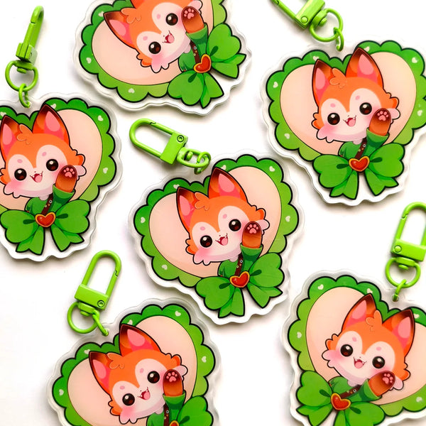 Arlo Heart Keychain