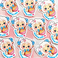 Cooking with love sticker