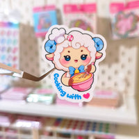 Cooking with love sticker