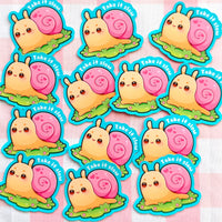 Take it slow sticker