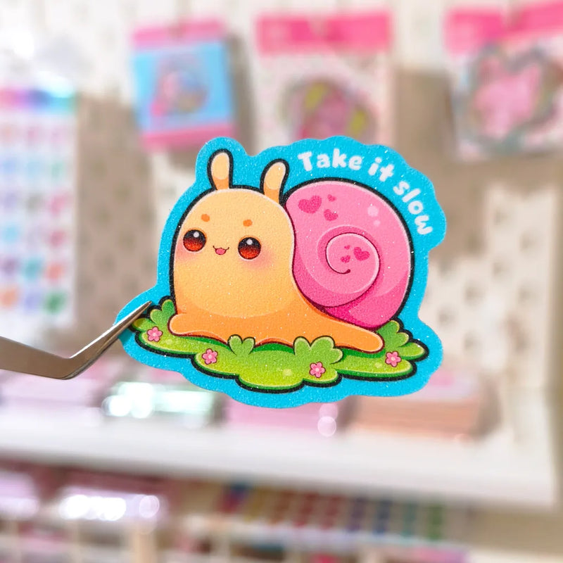 Take it slow sticker