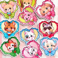 Hearts Stickers Set