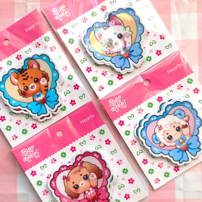 Hearts Stickers Set