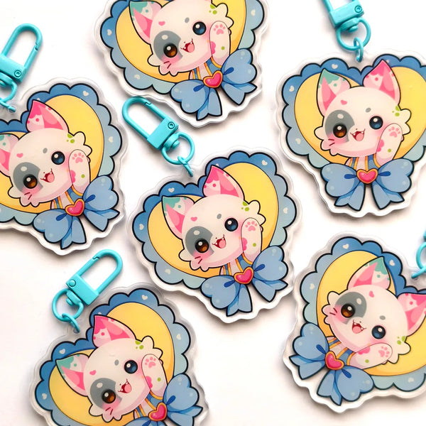 Milo Heart Keychain