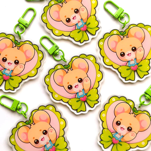 Nico Heart Keychain