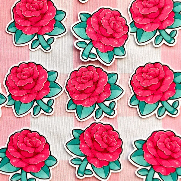 Rose sticker