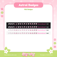 15 Astral Badges for Twitch (pink) | Cosmic | Celestial | Stars | Cute Sub & Bit Badges