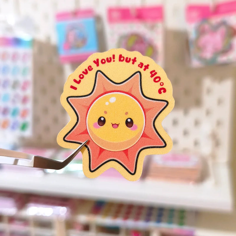 Summer heat sticker