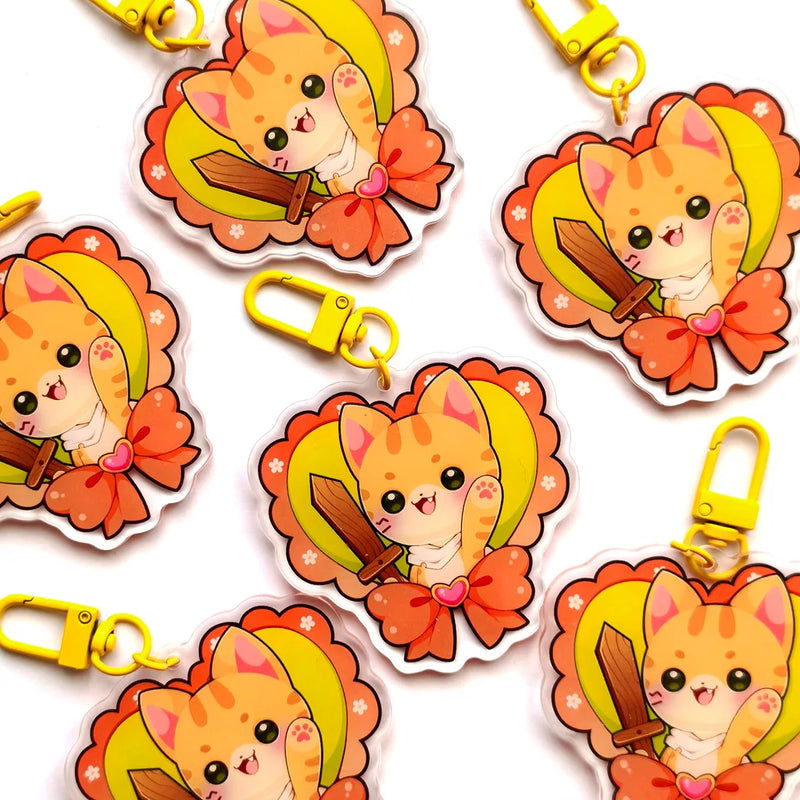 Sparky Heart Keychain