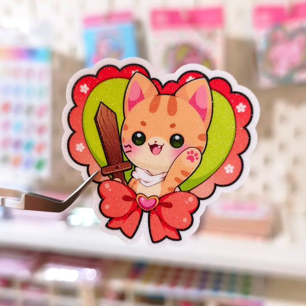 Sparky Heart Sticker