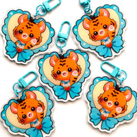 Taro Heart Keychain
